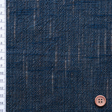 Load image into Gallery viewer, Japanese Indigo Marbled Cotton Fabric "Fushi-Marbled"– Thick Chambray by the Yard | Made in Japan