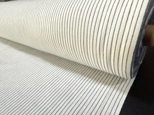 Load image into Gallery viewer, Chambray indigo stripes, Japanese cotton fabric – 115cm Width by the Yard