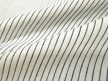 Load image into Gallery viewer, Chambray indigo stripes, Japanese cotton fabric – 115cm Width by the Yard