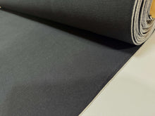 Load image into Gallery viewer, Japanese cotton selvage dungaree fabric in double-sided black, High quality fabric by the yard