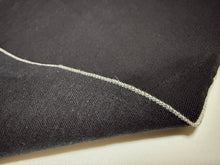 Load image into Gallery viewer, Japanese cotton selvage dungaree fabric in double-sided black, High quality fabric by the yard (コピー)