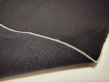 Load image into Gallery viewer, Japanese cotton selvage dungaree fabric in double-sided black, High quality fabric by the yard