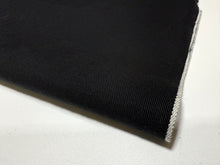 Load image into Gallery viewer, Japanese cotton selvage dungaree fabric in double-sided black, High quality fabric by the yard (コピー)