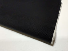 Load image into Gallery viewer, Japanese cotton selvage dungaree fabric in double-sided black, High quality fabric by the yard