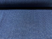 Load image into Gallery viewer, Indigo kasuri Cotton Fabric by the yard– Chiri kasuri Style from Japan