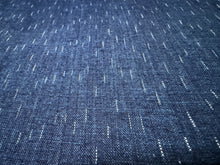 Load image into Gallery viewer, Indigo kasuri Cotton Fabric by the yard– Chiri kasuri Style from Japan