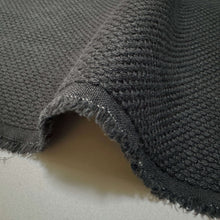 Load image into Gallery viewer, Black Japanese Sashiko Cotton Fabric by the yard – Heavyweight for Martial Arts – 90cm Width