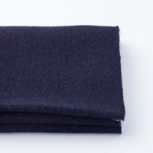 Load image into Gallery viewer, Rare! Indigo Cotton Knit Fabric by half-yard, Japanese aizome cotton knit 12 oz