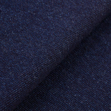 Load image into Gallery viewer, Rare! Indigo Cotton Knit Fabric by half-yard, Japanese aizome cotton knit 12 oz