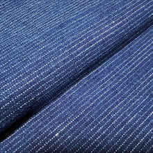 Load image into Gallery viewer, indigo fabric by the yard, Stripe fabric, Suji-tate