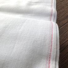 Load image into Gallery viewer, Light cotton fabric by the yard, Japaese fabric, Ise cotton bleached with red selvage