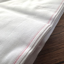 Load image into Gallery viewer, Light cotton fabric by the yard, Japaese fabric, Ise cotton bleached with red selvage