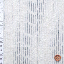 Load image into Gallery viewer, Japanese Chiri Kasuri Fabric – Scattered Ikat Pattern – 100% Cotton – 100cm Width – by the Yard