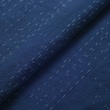 Load image into Gallery viewer, Indigo kasuri fabric by the yard, Kosame-Shima(drizzle stripes)