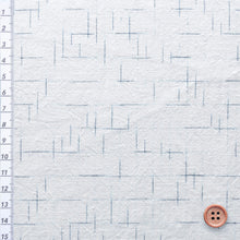 Load image into Gallery viewer, Japanese Ikat Fabric by the yard – Midare Kasuri Cotton – 119cm Width – Traditional Indigo Weave
