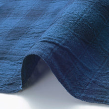 Load image into Gallery viewer, Japanese checkered fabric, Yarn dyed fabric, Ryokomochi-koushi (Double Checkered)