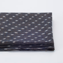 Load image into Gallery viewer, Persimmon dyed fabric, Fabric by the yard, Natural dyed fabric, Tamayuki-Kasuri (snow dye-patterning)