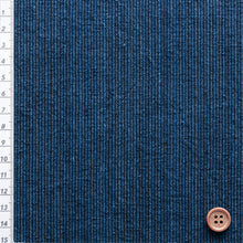 Load image into Gallery viewer, Indigo stripe fabric, Fabric by the yard, Mijin (fragmented) stripes
