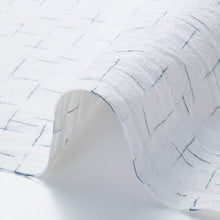 Load image into Gallery viewer, Japanese Ikat Fabric by the yard – Midare Kasuri Cotton – 119cm Width – Traditional Indigo Weave