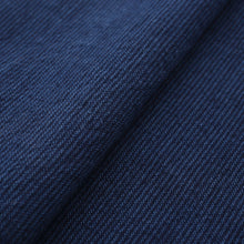 Load image into Gallery viewer, Sensuji – Traditional Japanese Indigo Cotton Fabric with Fine Vertical Stripes – 100cm Width – by the Yard