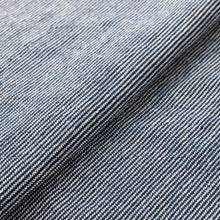 Load image into Gallery viewer, Japanese Indigo Stripe Fabric - Mansuji "Ten Thousand Streaks" Matsusaka Cotton |  Fabric by the Meter | Traditional Thin Stripe Textile