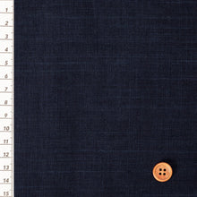 Load image into Gallery viewer, Authentic Japanese Indigo-Dyed Matsusaka Cotton Thick Dark Blue Fabric – 100% Cotton, 40cm Width