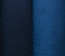 Load image into Gallery viewer, Authentic Japanese Heavyweight Fushi-ori Indigo-Dyed Cotton Fabric – 119cm Width – by the Yard