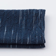 Load image into Gallery viewer, Japanese Cotton Fabric By the yard, Hakeme (brush marks) blue and white
