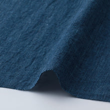 Load image into Gallery viewer, Cotton hemp Shimofuri, Indigo cotton linen fabric, Japan Aizome cotton