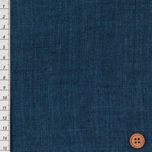 Load image into Gallery viewer, Cotton hemp Shimofuri, Indigo cotton linen fabric, Japan Aizome cotton