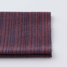Load image into Gallery viewer, Vermillion fabric by the yard, Ichi-yon (fourteen) stripes Alternative