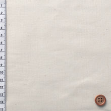 Load image into Gallery viewer, Japanese organic cotton Fabric By the yard, Mr. Yaezo's twill Weave ecru