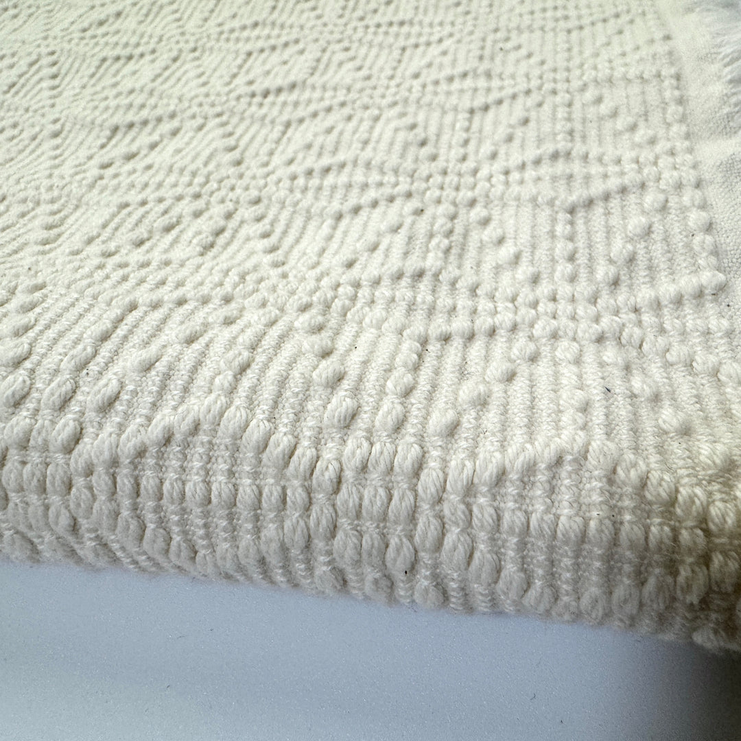 Sashiko fabric with hemp lear pattern – Japanese Premium Fabric | BANSYO