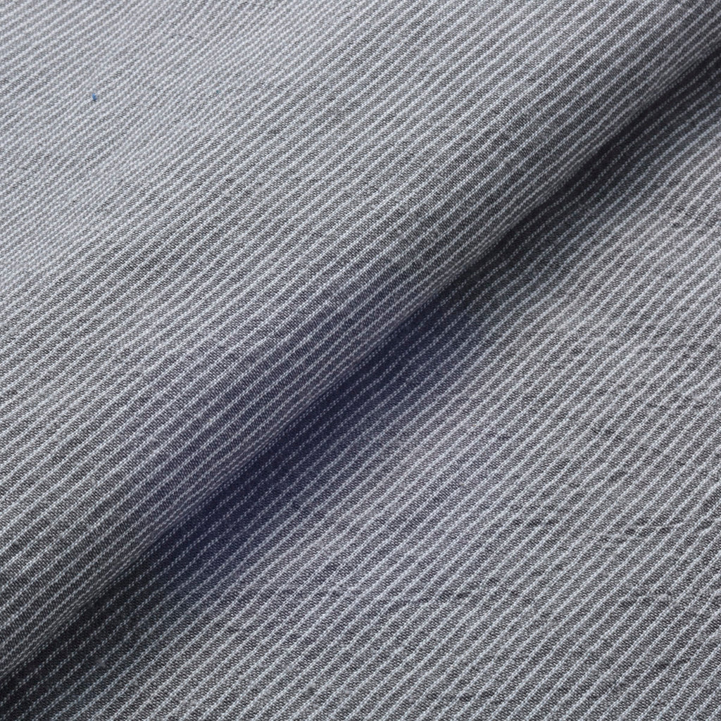 Japanese Indigo and Charcoal Fabric Daimyo Stripe 120cm – Yard