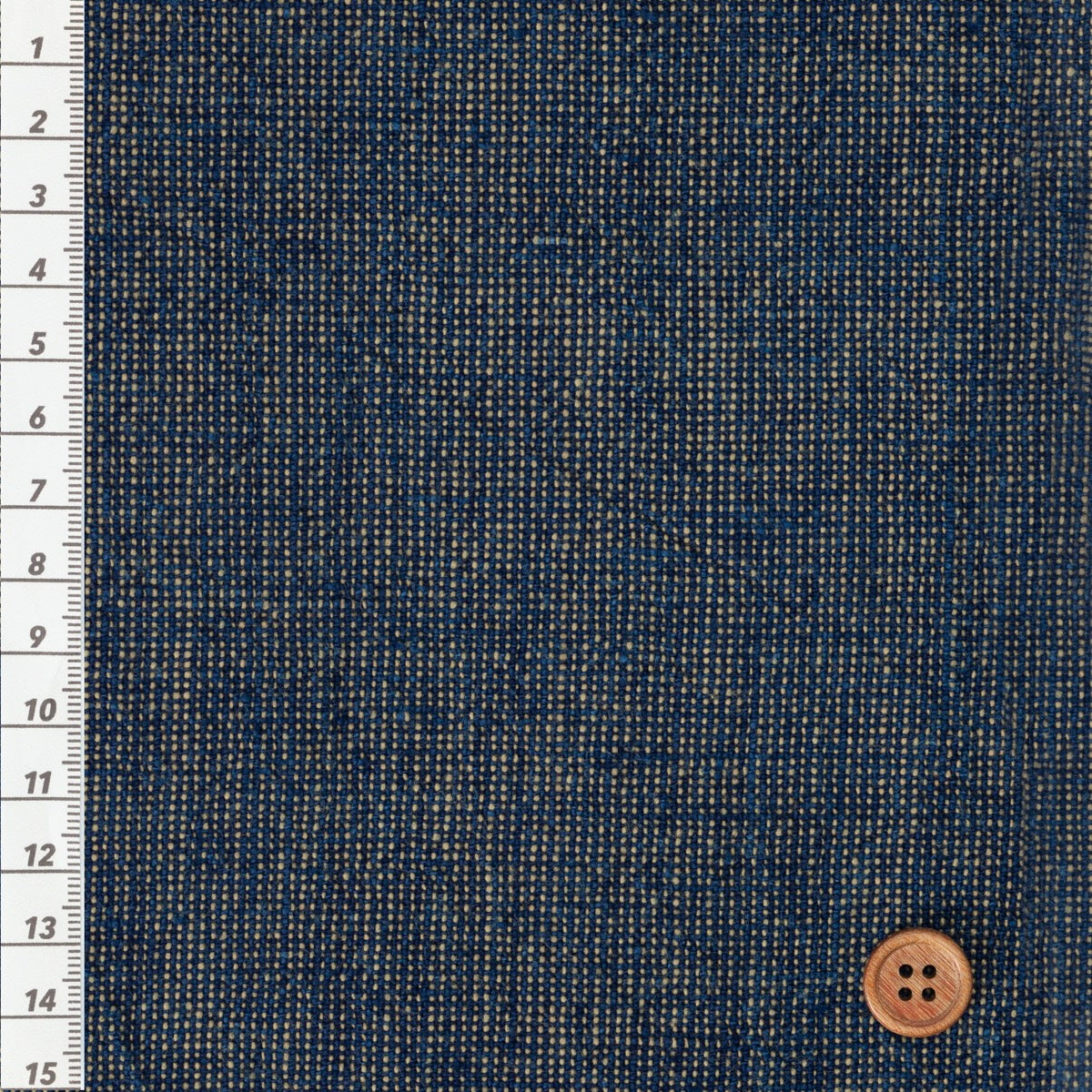 Dungaree fabric by the yard, Shimo-furi (marbling) pomegranate