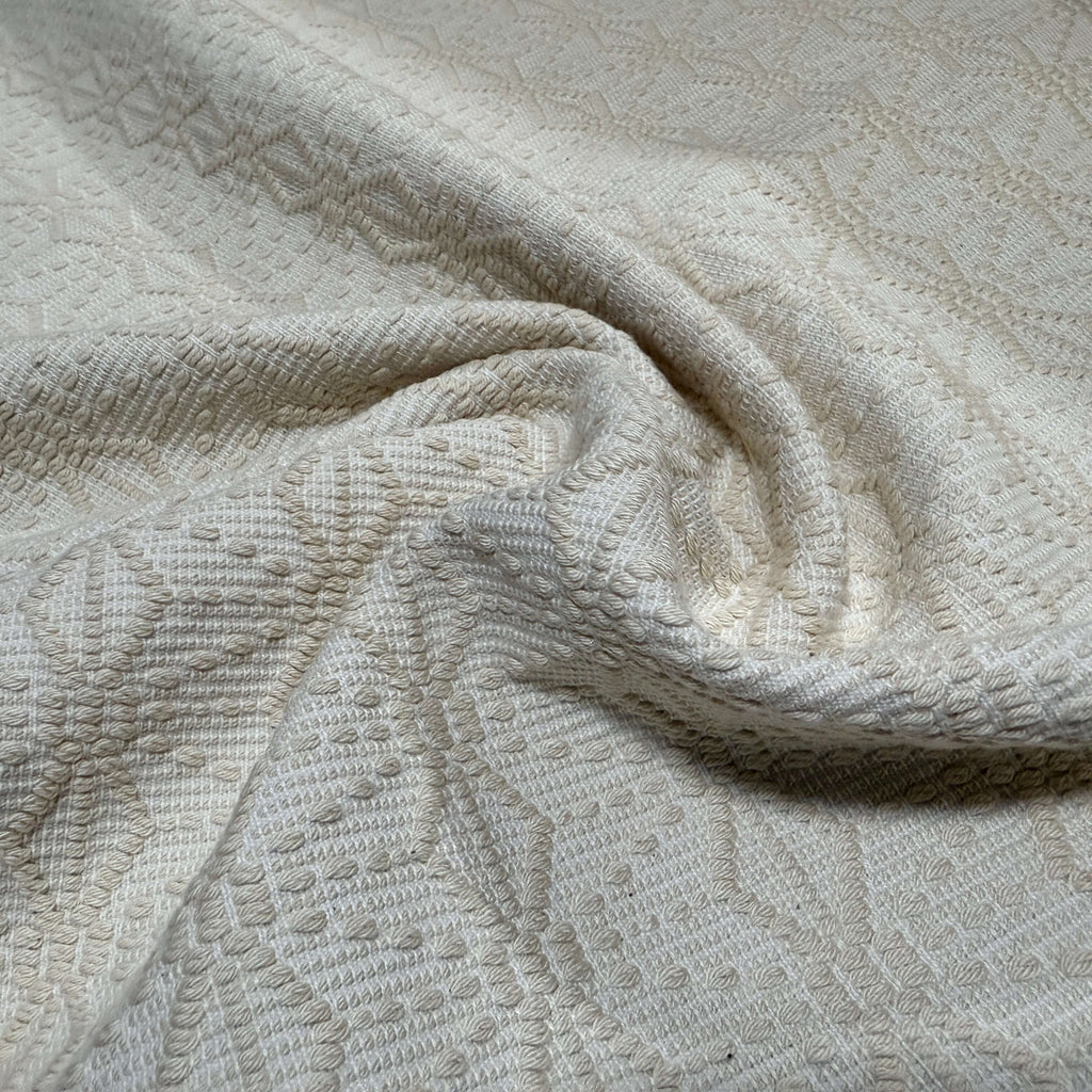 Japanese Sashiko fabric with hemp leaf pattern for Judo product image | BANSYO