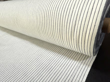 Load image into Gallery viewer, Chambray indigo stripes, Japanese cotton fabric – 115cm Width by the Yard
