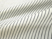 Load image into Gallery viewer, Chambray indigo stripes, Japanese cotton fabric – 115cm Width by the Yard
