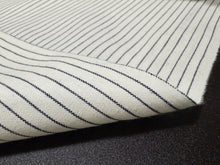 Load image into Gallery viewer, Chambray indigo stripes, Japanese cotton fabric – 115cm Width by the Yard

