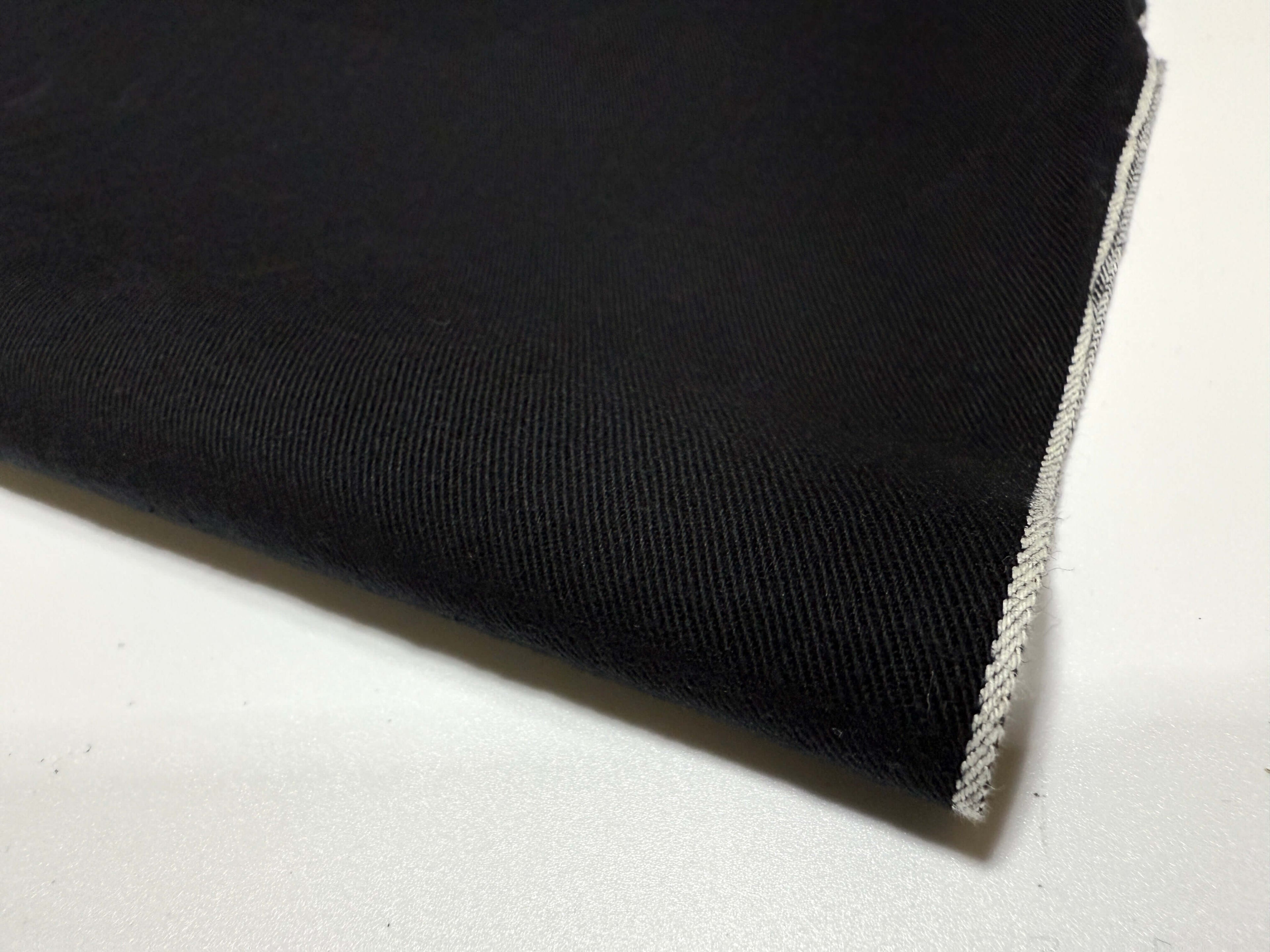 Japanese cotton selvage dungaree fabric by the yard detail | BANSYO