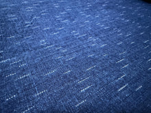Load image into Gallery viewer, Indigo kasuri Cotton Fabric by the yard– Chiri kasuri Style from Japan
