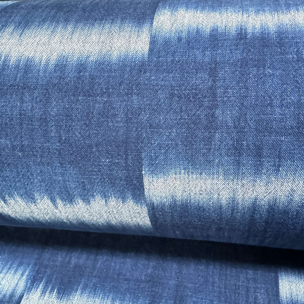 Japanese Indigo Kasuri Crepe Fabric TieDye 100cm – Yard fabric pattern | BANSYO