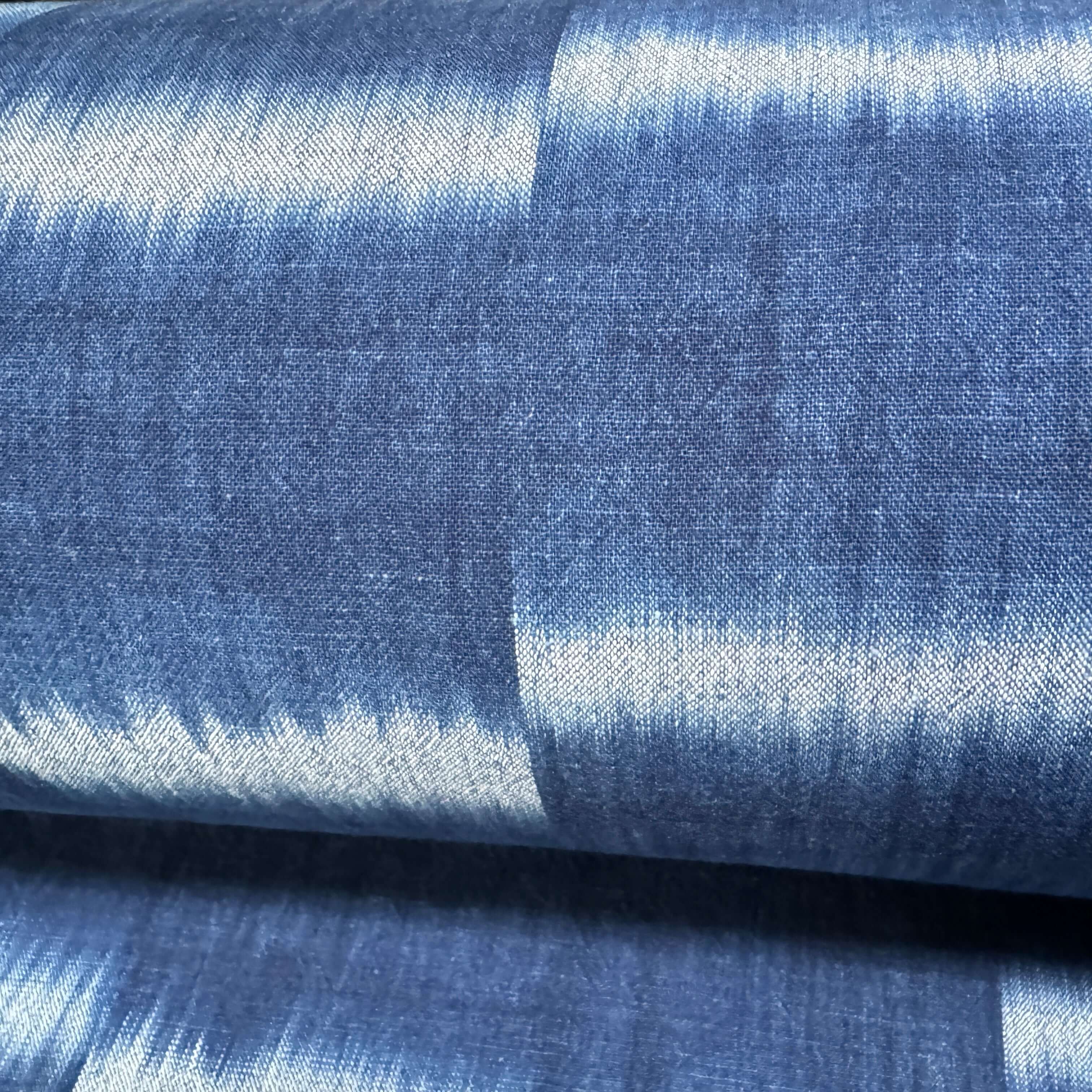Japanese Indigo Kasuri Crepe Fabric TieDye 100cm – Yard fabric pattern | BANSYO