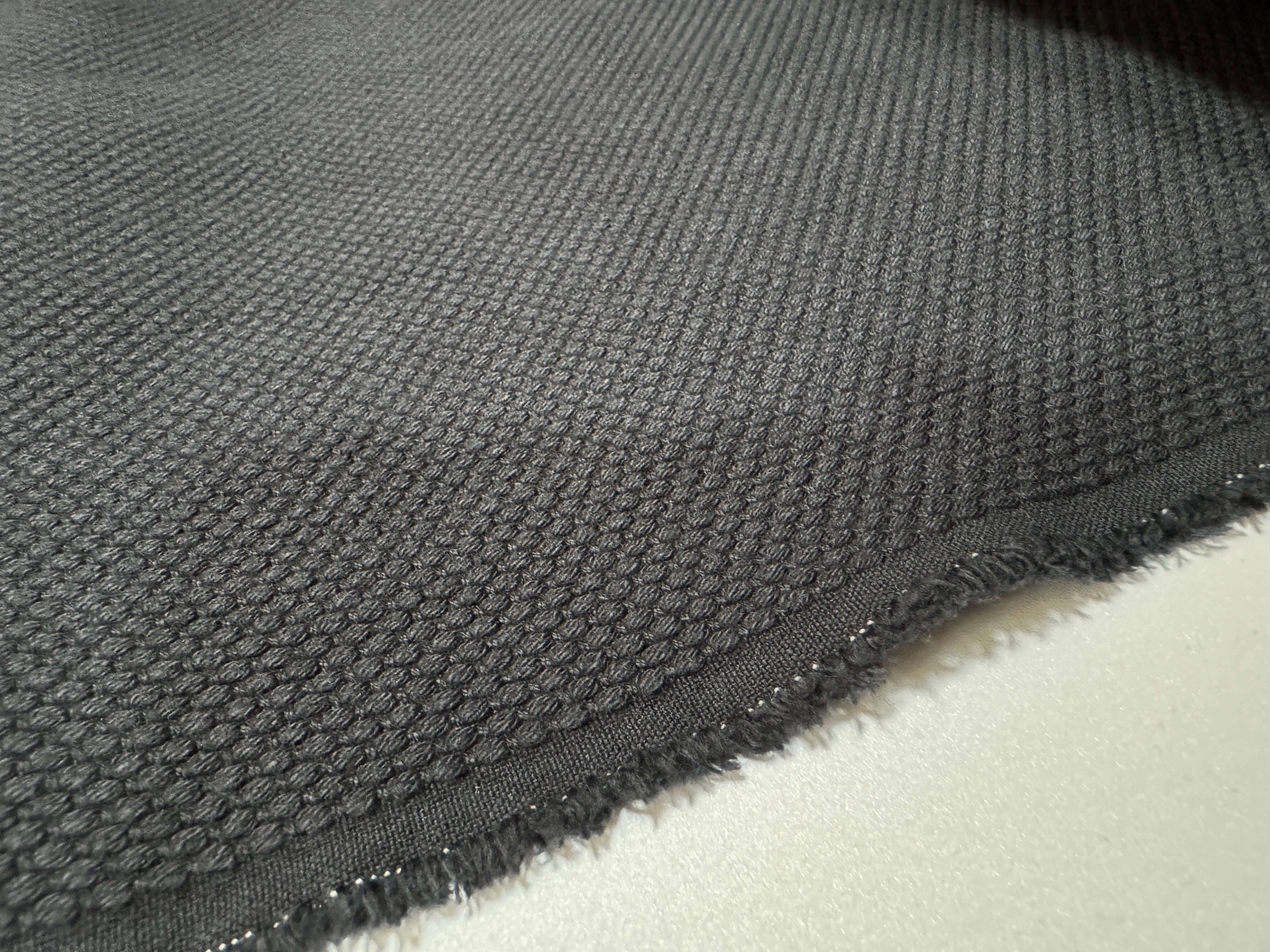 Japanese Sashiko Cotton Heavy Fabric 90cm Black by the yard product image | BANSYO