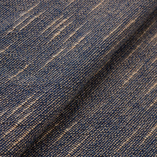 Load image into Gallery viewer, Japanese Indigo Marbled Cotton Fabric &quot;Fushi-Marbled&quot;– Thick Chambray by the Yard | Made in Japan
