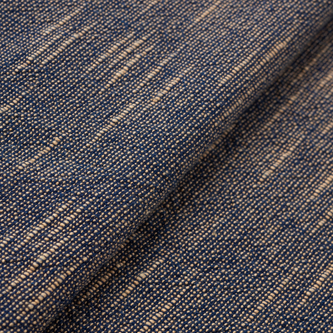 Japanese Indigo Marbled Cotton Fabric 