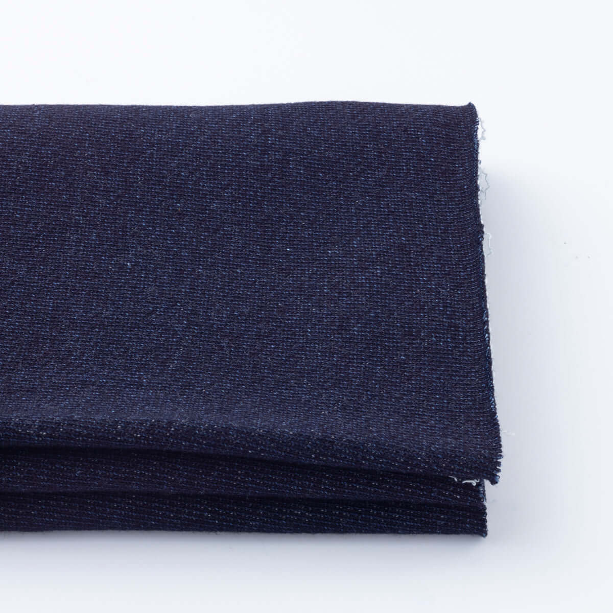 Japanese indigo fabric rare aizome cotton knit 12 oz fabric by the half yard product image | BANSYO