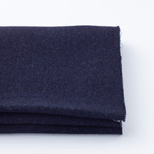 Load image into Gallery viewer, Rare! Indigo Cotton Knit Fabric by half-yard, Japanese aizome cotton knit 12 oz
