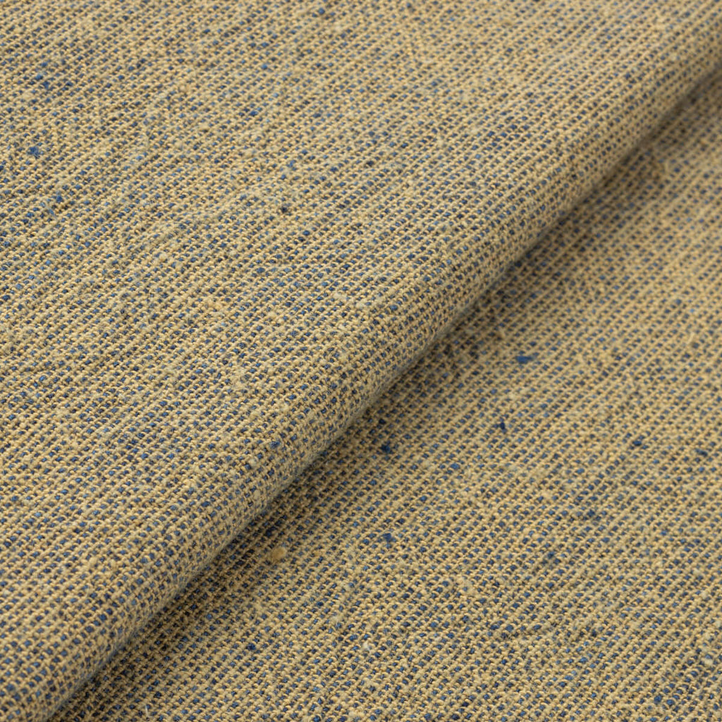 Japanese Indigo Cambray Kazahana pomegranate, half yard close up | BANSYO