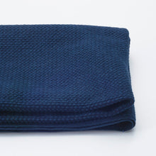 Load image into Gallery viewer, Authentic Japanese Indigo Sashiko Fabric – Kendo Sashi-ori Weave – Heavyweight Cotton by the Yard
